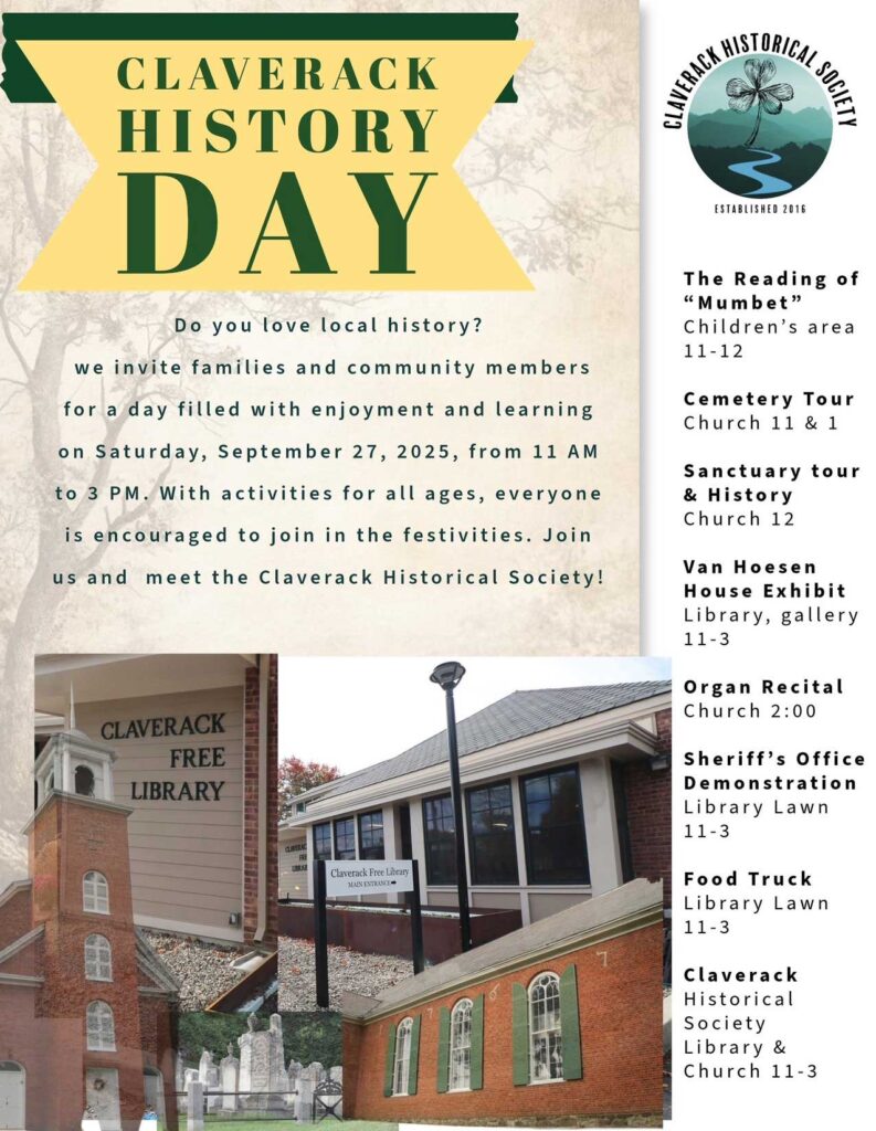 Claverack History Day Flyer